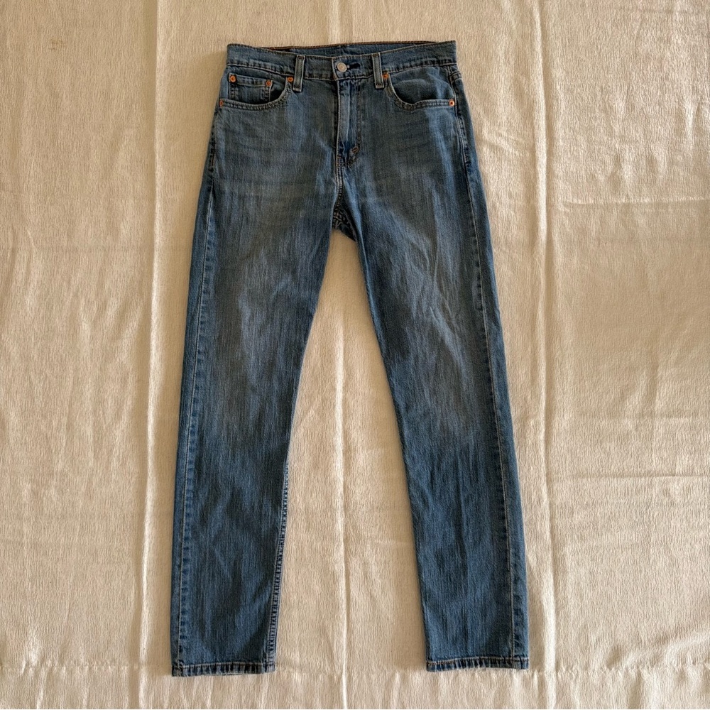 Levi’s 502 WaterLess Jeans W30 L32‎ Regular Taper Blue Denim Made Egypt